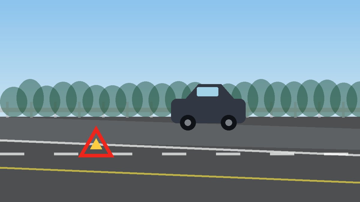 汕尾道路故障安全等待现场图